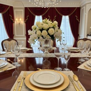 20-Piece Tupelo Forged Flatware Set - Gold - Image 7