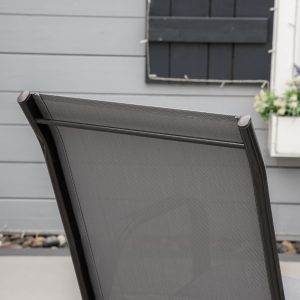 Mix & Match Sling Patio Dining Stack Chair - Image 9