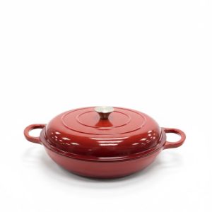 Cast iron pot with lid 30 cm - Image 1