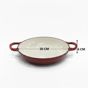 Cast iron pot with lid 30 cm - Image 6