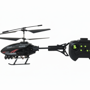 Remote control helicopter English window color box fuselage black infrared remote control, one-click take-off, landing, forward, remote control left and right turn, remote control rise and fall, 2.5 channels - Image 1