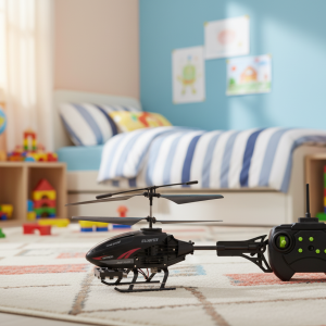 Remote control helicopter English window color box fuselage black infrared remote control, one-click take-off, landing, forward, remote control left and right turn, remote control rise and fall, 2.5 channels - Image 3