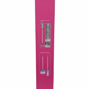 Pink girl home cleaning kit window box - Image 2