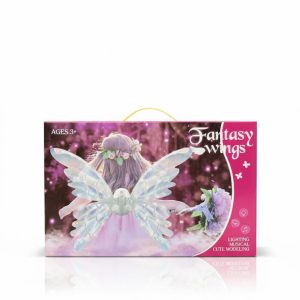 Vibrating light music little fairy fairy wings color box - Image 1