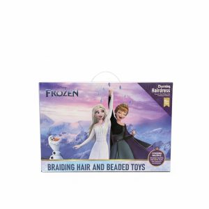 Disney Frozen series hairdressing braided toy color box braid with 2*AAA no electricity - Image 2