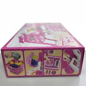 Shopping cart cash register fruit set color box with computing function, there are drops of sound 2 No. 5 battery products do not include electricity - Image 2