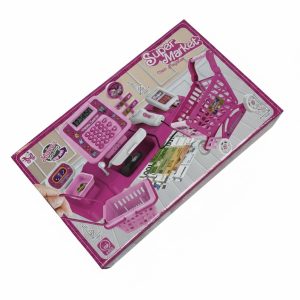 Shopping cart cash register fruit set color box with computing function, there are drops of sound 2 No. 5 battery products do not include electricity - Image 3