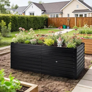 5' x 3' x 2' Raised Garden Bed, Galvanized Planter Box - Image 1