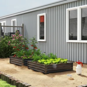 Raised Garden Bed Galvanized Steel Planter - Image 10