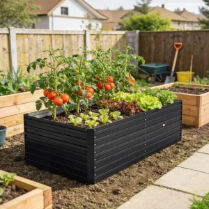 5' x 3' x 2' Raised Garden Bed, Galvanized Planter Box - Image 8