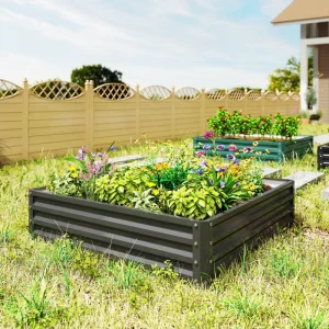 Raised Garden Bed Galvanized Steel Planter - Image 8