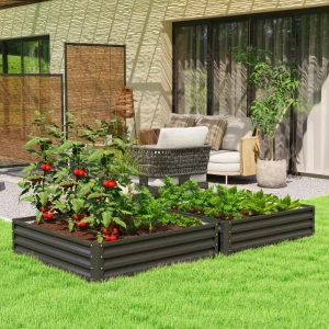 Raised Garden Bed Galvanized Steel Planter - Image 9