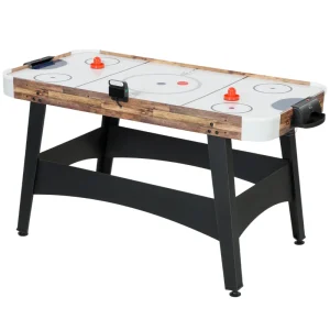 Soozier 61" Air Hockey Table, Arcade Game Table with LED Scoreboard and Manual Scorers, Pushers, Pucks - Image 3