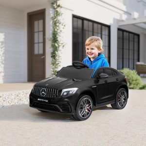 Aosom Officially Licensed Kids Ride-On Car 12V Electric Ride On Car Perfect Toy Gift with Remote Control Suspension Wheel, Black - Image 8