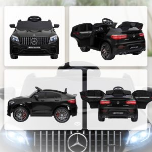 Aosom Officially Licensed Kids Ride-On Car 12V Electric Ride On Car Perfect Toy Gift with Remote Control Suspension Wheel, Black - Image 10