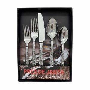 20-Piece Tupelo Forged Flatware Set - Chrome - Image 1