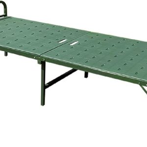 Fold Out Bed Single Size, Modern Metal Frame, Green, Foldable, and Sturdy, No Assembly Required, Cold Rolled Steel, Quiet, and Space Saving, Perfect for Home and Camping Use - Image 1