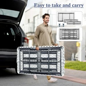 3pcs Camp Table and Bench set, Beer table/camping set (1 table and 2 stools) - Image 3