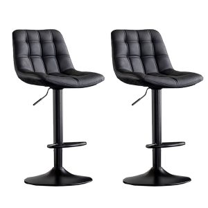 Bar Stools Barstool Chairs Bar Stool Adjustable Bar Stools Set of 2 - Image 1