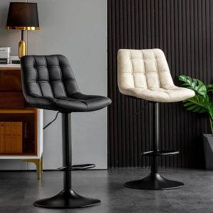 Bar Stools Barstool Chairs Bar Stool Adjustable Bar Stools Set of 2 - Image 2