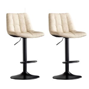 Bar Stools Barstool Chairs Bar Stool Adjustable Bar Stools Set of 2 - Image 1