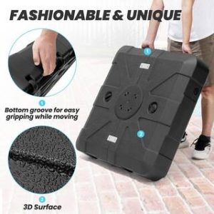 PURPLE LEAF Offset Patio Umbrella Base Sand/Water Filled Square - Image 6