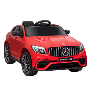 Aosom 12V/7AH Kids Ride on Car, Mercedes Benz AMG GLC63S Coupe, Electric Car with Remote Control, Handle, 2 Speed, with Music, Electric Light, Easy to Move, Red - Image 12
