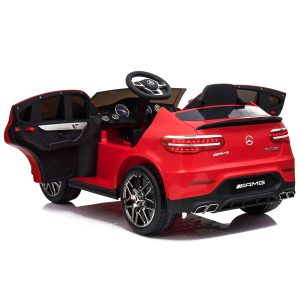 Aosom 12V/7AH Kids Ride on Car, Mercedes Benz AMG GLC63S Coupe, Electric Car with Remote Control, Handle, 2 Speed, with Music, Electric Light, Easy to Move, Red - Image 20