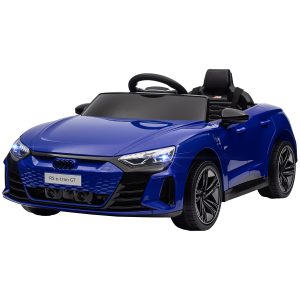 Aosom 12V Audi RS e-tron GT Licensed Kids Ride on Car, Battery Powered Electric Car with Remote Control, Navy Blue - Image 12