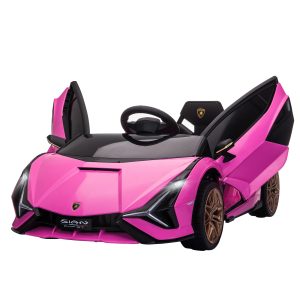 Aosom Compatible 12V Battery-powered Kids Electric Ride On Car Toy with Parental Remote Control Music Lights MP3 for 3-5 Years Old Pink - Image 2