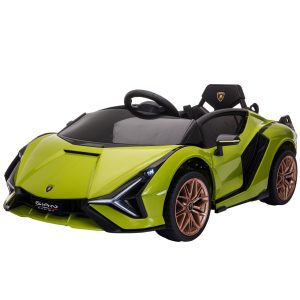 Aosom Compatible 12V Battery-powered Kids Electric Ride On Car Toy with Parental Remote Control Music Lights MP3 Green - Image 11