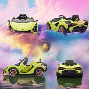 Aosom Compatible 12V Battery-powered Kids Electric Ride On Car Toy with Parental Remote Control Music Lights MP3 Green - Image 10