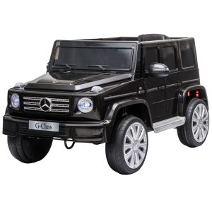 Aosom Mercedes Benz G500 Licensed 12V Kids Ride on Car with Remote Control, Music, Lights, MP3 for 37-96 months, Black - Image 2