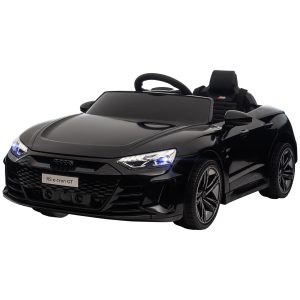 Aosom Ride-On Toy On Car with Remote Control, 12V 3.1 MPH Electric Ride for Kids w/ Suspension System, Horn Honking, Black - Image 2