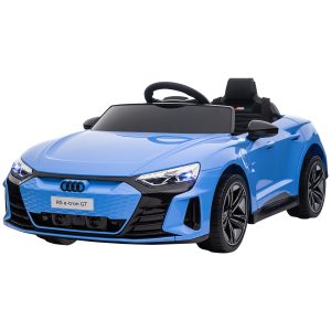 Aosom Ride-On Toy On Car with Remote Control, 12V 3.1 MPH Electric Ride for Kids w/ Suspension System, Horn Honking, Blue - Image 11