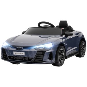 Aosom Ride-On Toy On Car with Remote Control, 12V 3.1 MPH Electric Ride for Kids w/ Suspension System, Horn Honking, Grey - Image 22