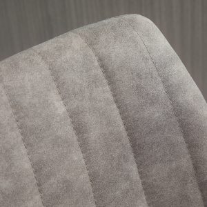 HOMCOM Adjustable Bar Stools Set of 2, Leathaire Swivel Barstools with Back and Footrest, Upholstered Bar Chairs for Kitchen, Dining Room, Home Pub, Grey - Image 8