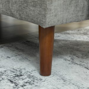 HOMCOM L-Shape Sofa, Modern Sectional Couch with Changeable Chaise Lounge, Pillows and Wooden Legs for Living Room, Grey - Image 13