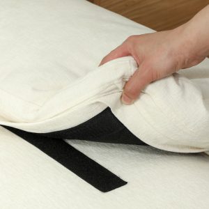 HOMCOM Modern Corner Couch with Right Chaise Lounge, Tufted 3-Seater Sofa with Wooden Legs for Living Room, Cream White - Image 10