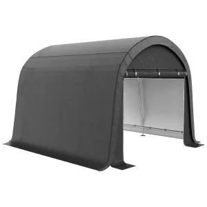 Outsunny 10' x 10' Outdoor Storage Tent, Heavy Duty and Waterproof Portable Shed for Bike, Motorcycle & Garden Tools - Image 5