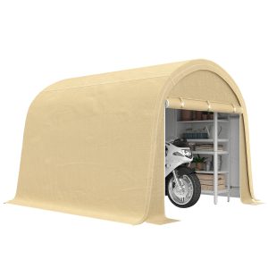 Outsunny 10' x 10' Outdoor Storage Tent, Heavy Duty and Waterproof Portable Shed for Bike, Motorcycle & Garden Tools - Image 11