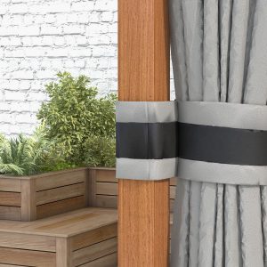 Outsunny 13' x 10' Hardtop Gazebo with Netting Sidewalls and Curtains, Galvanized Steel Outdoor Gazebo Canopy for Garden - Image 19