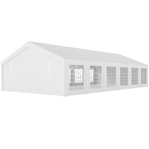 Outsunny 20' x 40' Party Tent, Outdoor Canopy Tent with 12 Removable Window Sidewalls for Parties, Wedding, Events, BBQ - Image 2