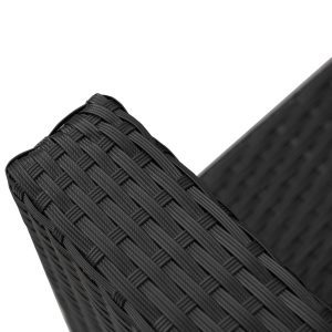 Outsunny 4 Pieces Sectional Patio Furniture Set, Rattan Wicker Patio Chairs Outdoor Coffee Set with Cushions, Cream White - Image 11