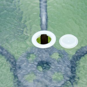 Outsunny 6 Pieces Outdoor Dining Set for 4 with Umbrella Patio Outdoor Furniture Set with Round Table 4 Folding Chairs Black - Image 9