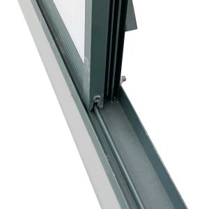 Outsunny 6' x 12' x 6.5' Polycarbonate Greenhouse, Walk-in Green House with Adjustable Roof Vent Galvanized Base Sliding Door Rain Gutter for Outdoor Garden Backyard, Green - Image 11