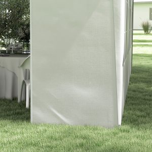 Outsunny Heavy Duty Party Tent, 19.5' x 19' Large Sun Shade Canopy Tent for Parties, Events, BBQ Grill, White - Image 17