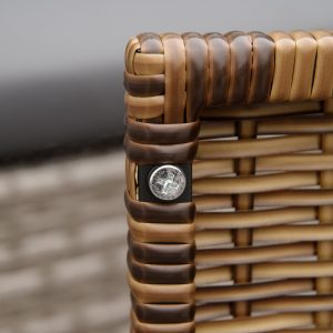 Outsunny Outdoor Propane Gas Fire Pit Table, 50,000 BTU Electric Ignition Gas Firepit with Glass Cover, Black Glass Tabletop and CSA Certification, Brown - Image 7