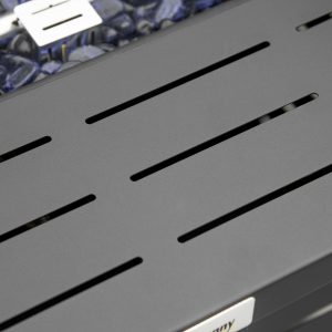 Outsunny Propane Gas Fire Pit Table, Outdoor Firepit with 43" Steel Tabletop and Lid, 50,000 BTU Pulse Ignition Fire Table w/ Stainless Steel Burner, Glass Wind Guard, and Cover - Image 9