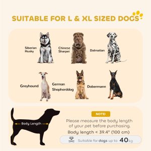 PawHut 49" Heavy Duty Steel Dog Crate Kennel Pet Cage with Wheels for Convenient Access Anti-Pinching Floor, Black - Image 7